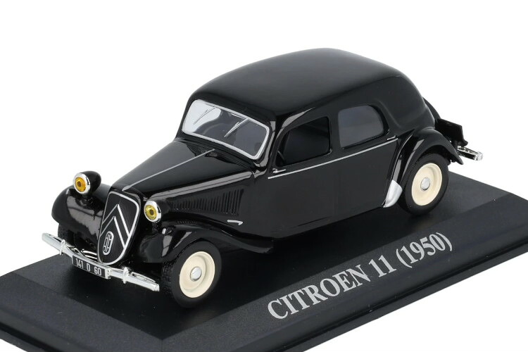 イクソ アルタヤ 1/43 シトロエン 11 トラクシオン 1950 黒いことIXO altaya 1:43 CITROEN 11 Traction 1950 black ミニカー・トイカー-おもちゃ-乗り物のおもちゃ