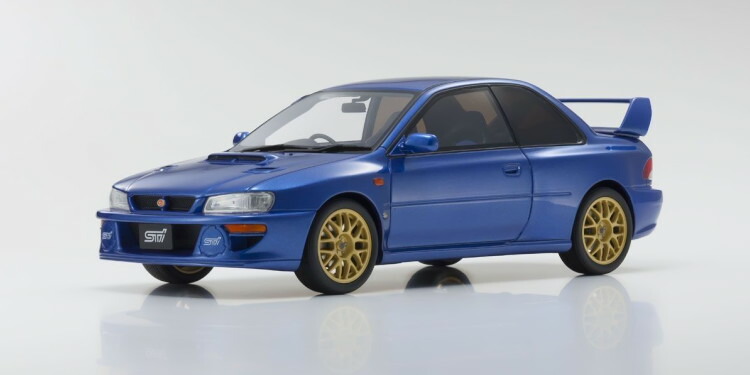 1/18 スバル SUBARU S208 NBRチャレンジパッケージ ブルー 1/18 Subaru Impreza S208 WRX STI NBR Challenge Blue-Grey by