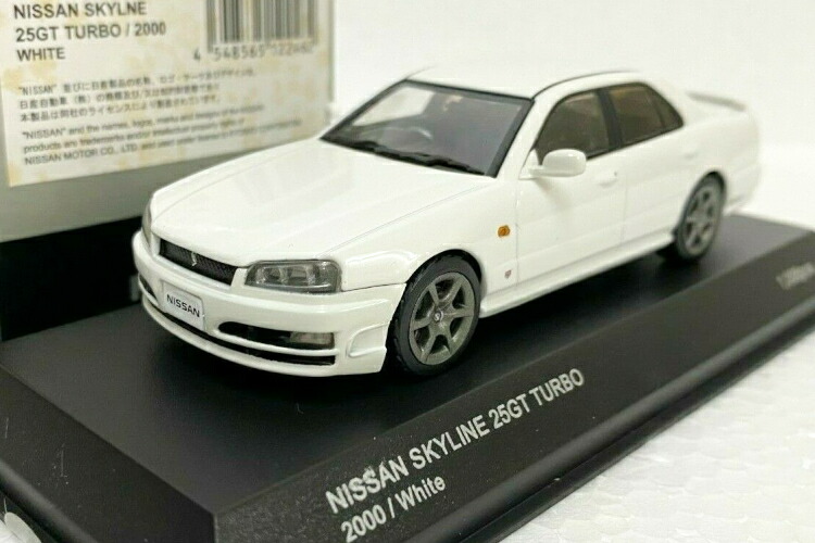 楽天市場】京商 1/43 日産 スカイライン 25GT ターボ 2000 JDM R34