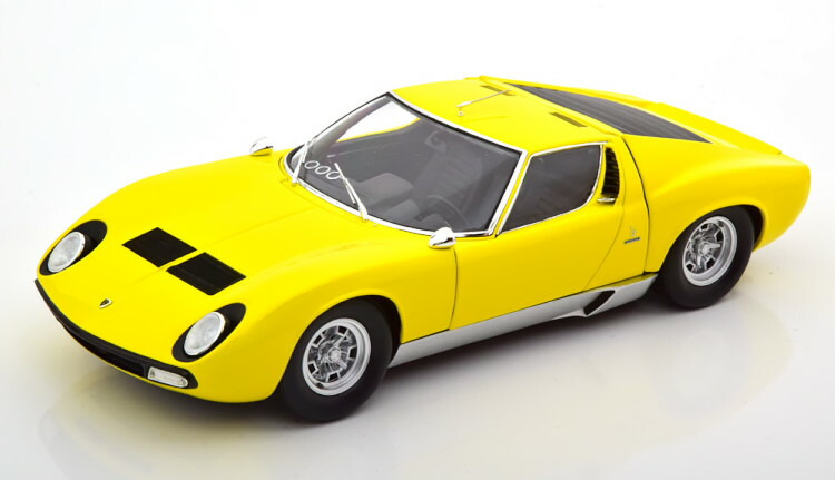 楽天市場】京商 1/18 ランボルギーニ ミウラ SVR 1970 イエロー