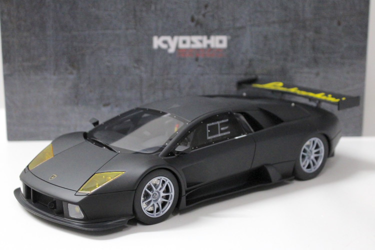 京商 1/18 ランボルギーニ ムルシエラゴ R-GT クーペ マットブラックKyosho 1:18 Lamborghini Murcielago R-GT Coupe matt black|Reowide モデルカー カタログ SHOP