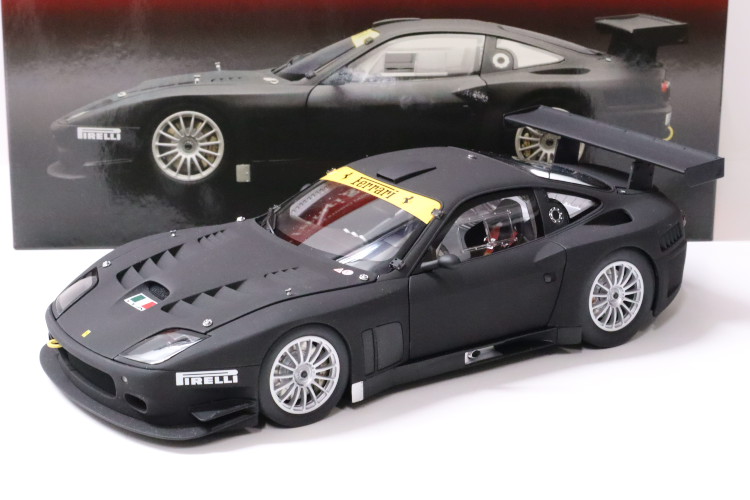 京商 1/18 フェラーリ 575 GTC エヴォルツィオーネ クーペ 2005 つや消し黒いことKyosho 1:18 Ferrari 575 GTC Evoluzione Coupe 2005 matt black