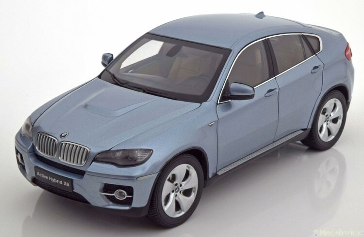 京商 1/18 BMW 活動的変わり種 X6 ブルーウォーターメタリック 開閉Kyosho 1:18 BMW ActiveHybrid X6