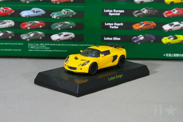 ＜中古品＞京商 1/64 ロータス エキシージ イエロー ブリティッシュ ミニカーコレクション1 Kyosho 1/64 Lotus Exige Yellow
