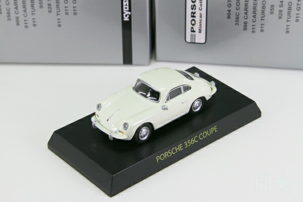 ＜中古品＞京商 1/64 ポルシェ 356C クーペ アイボリー ポルシェ1 ミニカーコレクション Kyosho 1/64 PORSCHE 356C COUPE Ivory