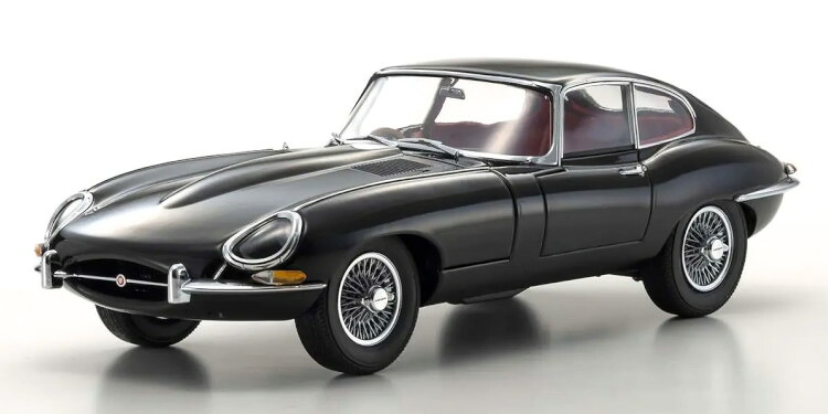 京商 1/18 ジャガー Eタイプ クーペ MK1 RHD 1961 ブラック 開閉 Kyosho 1:18 JAGUAR E-TYPE COUPE MK1 RHD 1961 BLACK