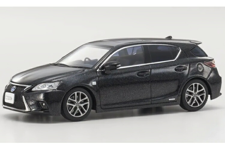 京商 1/43 レクサス CT200h Fスポーツ BK グラファイト ブラックKyosho 1:43 Lexus CT200h F Sport BK Graphite Black|Reowide モデルカー カタログ SHOP