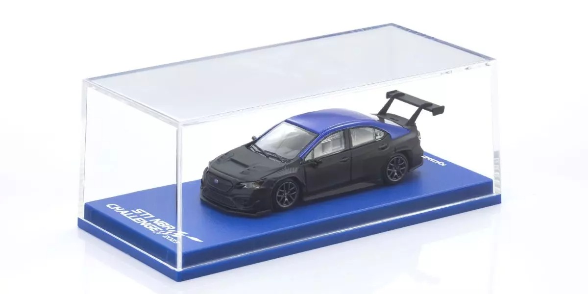京商 1/64 ミニカー & ブック #23 スバル WRX NBR チャレンジ 2023 テストカー Kyosho 1:64 MINI CAR & BOOK N23 SUBARU WRX NBR CHALLENGE 2023 TEST CAR