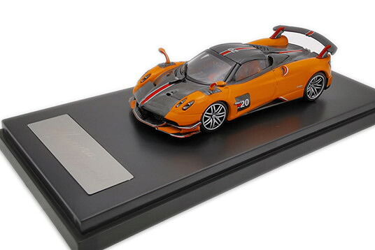LCD-MODEL 1/64 パガーニ ウアイラ BC ロードスター #20 2017 オレンジ ブラック LCD-MODEL 1:64 PAGANI HUAYRA BC ROADSTER N 20 2017 ORANGE BLACK