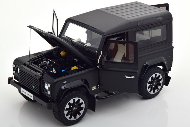 京商　1/18スケール　ランドローバー　ディフェンダー90　サントリーニブラック 楽天市場】京商 1/18 ランドローバー ディフェンダー 90