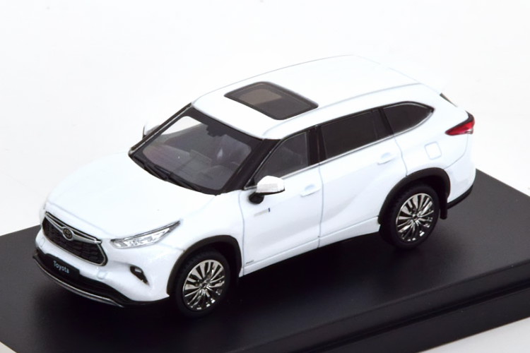 LCD Models 1/64 トヨタ ハイランダー ホワイト LCD MODELS 1:64 Toyota Highlander white