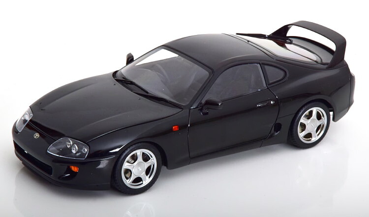 LCD Models 1/18 トヨタ スープラ A80 リフティング プラットフォーム付き 1993-2002 ブラック 開閉LCD MODELS 1:18 Toyota Supra A80 with lifting platform 1993-2002 black｜Reowide モデルカー カタログ SHOP