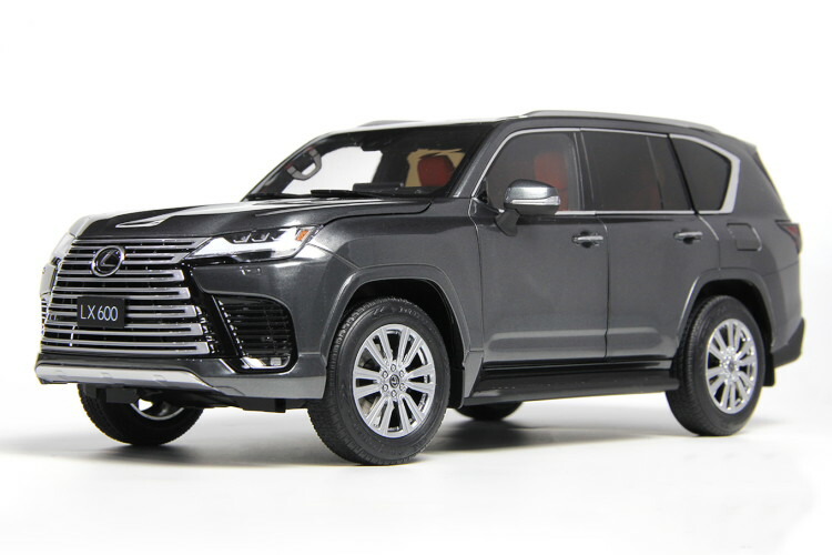 レクサス特注 LCD模範例 1/18 トヨタ レクサス LX600 薄墨色 開閉LCD MODELS 1:18 TOYOTA LEXUS LX600  gray