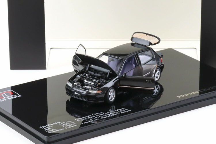 楽天市場】LCD Models 1/64 ホンダ シビック SiR 2 (EG6) ブラック