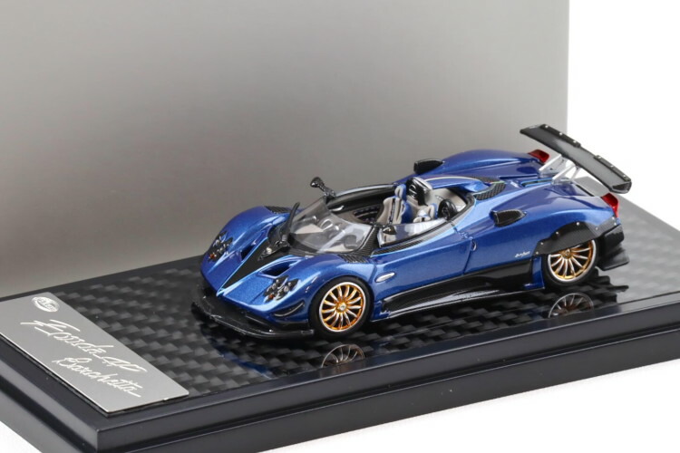 MINI GT　パガーニ ゾンダ F (アルゼンチンブルー) チェイスカー ミニカー】イタリアのスーパーカー MINI GT 1/64 パガーニ