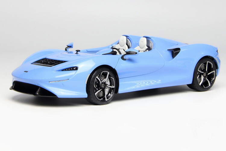 LCD真似形 1/18 マクラーレン エルバ 青碧LCD Model 1:18 McLaren Elva Blue