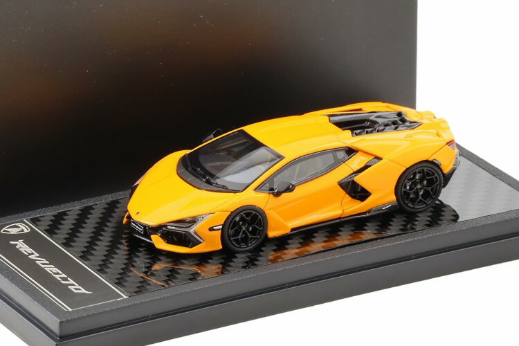 LCDひな形 1/64 ランボルギーニ レヴエルト クーペ オレンジ色黄色LCD Models 1:64 Lamborghini Revuelto Coupe Orange Yellow