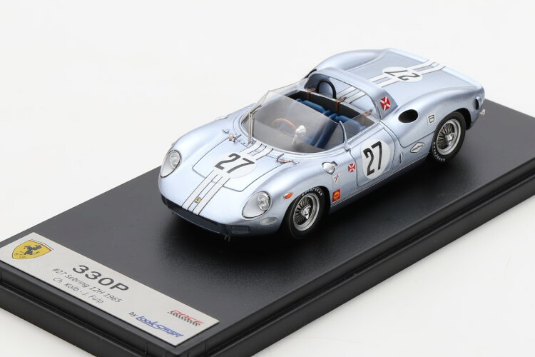 ルックスマート 1/43 フェラーリ 330P 蜘蛛 #27 セブ輪っか12第四次元スピード競技 1965Looksmart 1:43 FERRARI 330P SPIDER N 27 12h SEBRING 1965 C.KOLB J.FULP