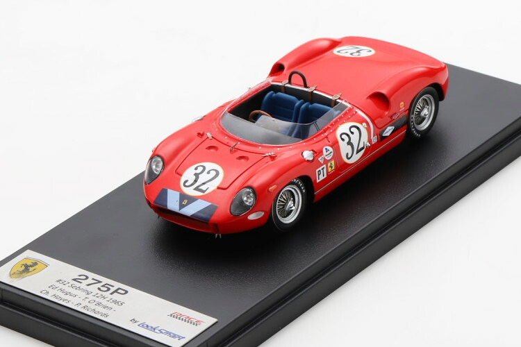 ルックスマート 1/43 フェラーリ 275P 蜘蛛 #32 セブ輪っか12第四次元スピード競技 1965 エド・フー屁っ放りLooksmart 1:43 FERRARI 275P SPIDER N 32 12h SEBRING 1965 E.HUGUS T.O\u0027BRIEN C.HAYES P.RICHARDS