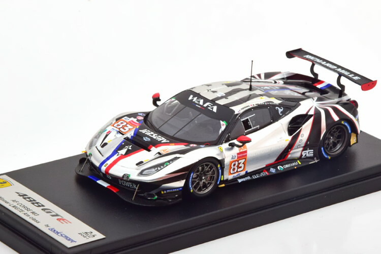 ルックスマート 1/43 フェラーリ 488 GTE 勝ちえる LMGTE AM 社会階級 24第四次元ルマン 2021LookSmart 1:43 Ferrari 488 GTE Winner LMGTE AM Class 24h Le Mans 2021 Perrodo/Nielsen/Rovera