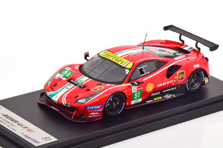 Ferrari - 1/43 ルックスマート　フェラーリ Ferrari 488gte ルックスマート 1/43 フェラーリ 488 GTE EVO AFコルセ 2023