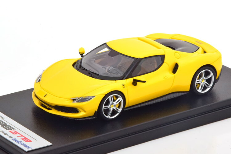ルックスマート 1/43 フェラーリ 296 GTB イエローメタリックLooksmart 1:43 Ferrari 296 GTB yellowmetallic