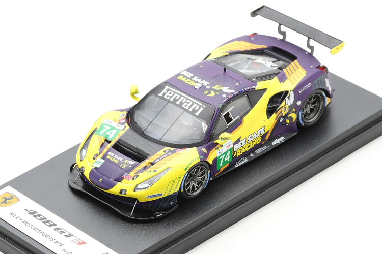 ルックスマート 1/43 フェラーリ 488 GTE Evo #74 ル・マン24第四次元耐久 2022Looksmart 1:43 Ferrari 488 GTE Evo No 74 24h Le Mans 2022 Fraga/Bird/van Gisbergen