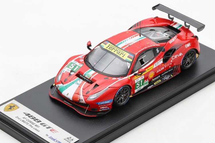 楽天市場】ルックスマート 1/43 フェラーリ 488 GTE #70 ル・マン24