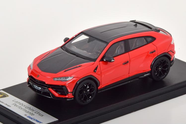 ルックスマート 1/43 ランボルギーニ  ウルス ペルフォルマンテ 2023 赤いこと炭素 LOOKSMART 1:43 LAMBORGHINI  URUS Performante 2023 red carbon