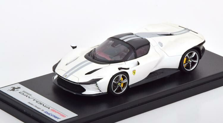 ルックスマート 1/43 フェラーリ デイトナ SP3 大屋根 クローズド マットホワイトメタリックLooksmart 1:43 FERRARI Daytona SP3 roof closed matt-whitemetallic
