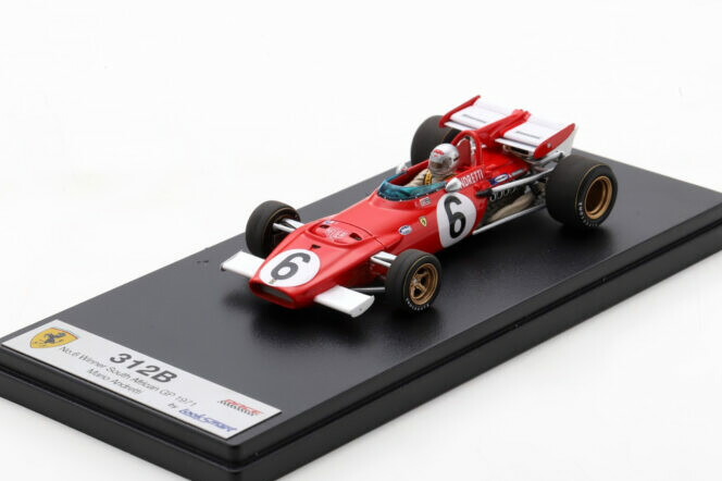 ルックスマート 1/43 フェラーリ F1 312B #6 優勝 南アフリカGP 1971 MARIO ANDRETTI Looksmart 1:43 Ferrari F1 312B N 6 WINNER SOUTH AFRICA GP 1971 MARIO ANDRETTI