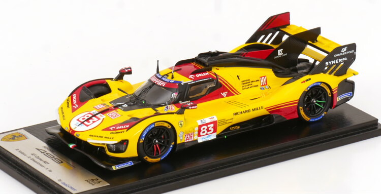 ルックスマート 1/43 フェラーリ 499P #83 ル・マン24第四次元スピード競技 2024 クビサ/シュワルツマン/イェLooksmart 1:43 Ferrari 499P No83 24h Le Mans 2024 Kubica/Shwartzman/Ye