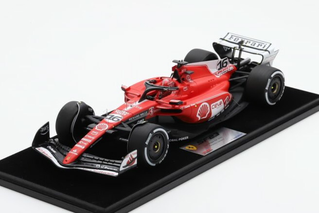 ルックスマート1/43 フェラーリ SF23 ルクレール2023 モナコ6位 1/43 ルックスマート フェラーリ SF23 2023モナコGP ルクレール