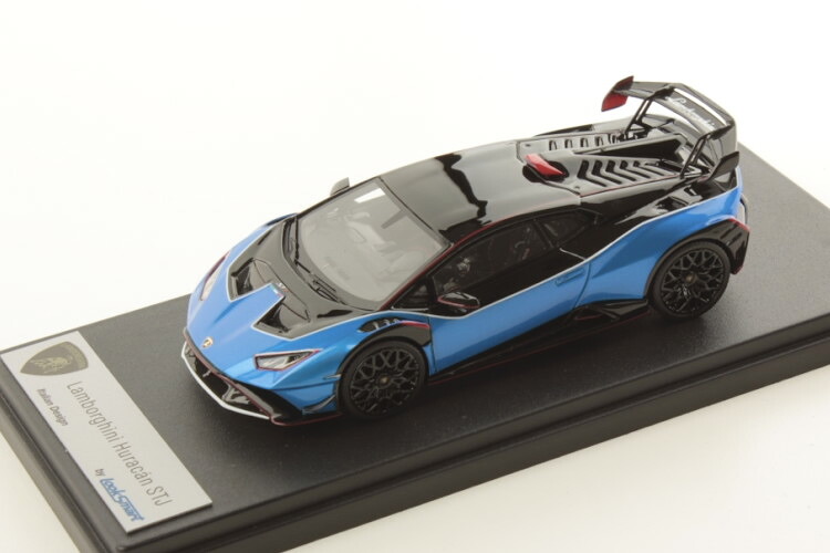 ルックスマート 1/43 ランボルギーニ ウラカン STJ 2024 ブルーメタリック 黒いことLookSmart 1:43 LAMBORGHINI HURACAN STJ 2024 BLUE METTALIC BLACK