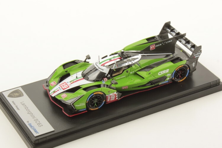 ルックスマート 1/43 ランボルギーニ SC63 #19 ル・マン24第四次元 2024 アイアン山猫LookSmart 1:43 Lamborghini SC63 #19 24h Le Mans 2024 Iron Lynx