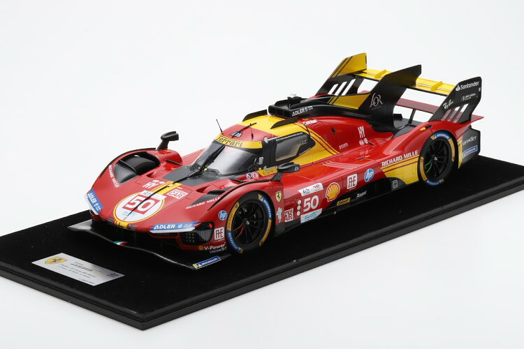 ルックスマート 1/12 フェラーリ 499P 3.0L ターボ V6 野球クラブ フェラーリ AFコルセ #50 ル・マン24第四次元 2024 勝ちとる アントニオ フォコ/ミゲル モリーナ/ニクラス ニールセンLOOKSMART 1:12 FERRARI 499P 3.0L TURBO V6 AF CORSE N50 WINNER 24h LE MANS 2024