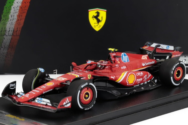 ルックスマート 1/43 フェラーリ F1 空想科学小説-24 スクーデリア フェラーリ #55 2位 アブダビ グランプリ 2024 カルロス サインツ ラストフェラーリレースLooksmart 1:43 FERRARI F1 空想科学小説-24 TEAM SCUDERIA FERRARI N55 2nd ABU DHABI GP 2024 CARLOS SAINZ LAST FERRARI RACE