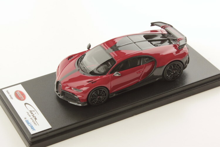 ルックスマート 1/43 ブガッティ シロン ピュール スポーツ 2020 イタリアンレッド Looksmart 1:43 Bugatti Chiron Pur Sport Year 2020 Italian Red