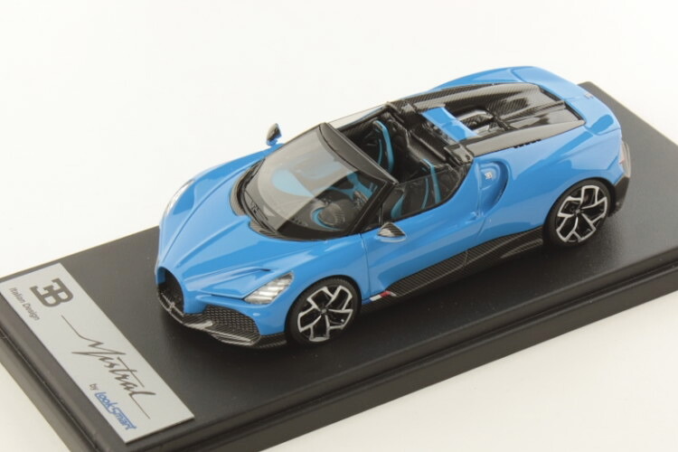 ルックスマート 1/43 ブガッティ ミストラル W16 2023 ブルーLooksmart 1:43 BUGATTI MISTRAL W16 2023 BLUE|Reowide モデルカー カタログ SHOP