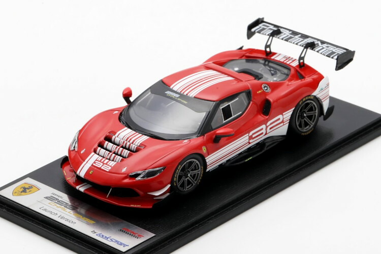 ルックスマート 1/43 フェラーリ 296 GT3 3.0L ツインターボ V6 チャレンジ #32 フィナーリ モンディアーリ ムジェロ イタリア 2023 Looksmart 1:43 FERRARI 296 GT3 3.0L TWIN TURBO V6 CHALLENGE N32 FINALI MONDIALI MUGELLO ITALY 2023