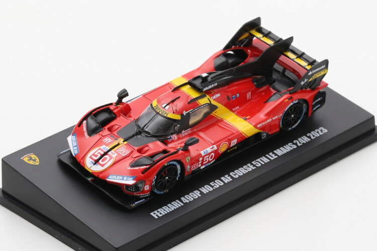 ルックスマート 1/64 フェラーリ 499P 3.0L ターボ V6 #50 5位 ル・マン24時間 2023 A.フオコ M.モリーナ N.ニールセンLooksmart 1:64 Ferrari 499P 3.0L TURBO V6 #50 5th Le Mans 24h 2023 A.FUOCO M.MOLINA N.NIELSEN|Reowide モデルカー カタログ SHOP