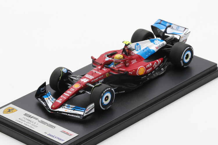 ルックスマート 1/43 フェラーリ 空想科学小説-25 #44 マイアミGP 範式1 2025 ルイス ハミルトンLooksmart 1:43 Ferrari 空想科学小説-25 #44 Miami GP Formula 1 2025