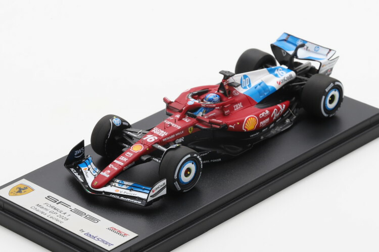 ルックスマート 1/43 フェラーリ 空想科学小説-25 #16 マイアミGP 範式1 2025 シャルル ルクレールLooksmart 1:43 Ferrari 空想科学小説-25 #16 Miami GP Formula 1 2025