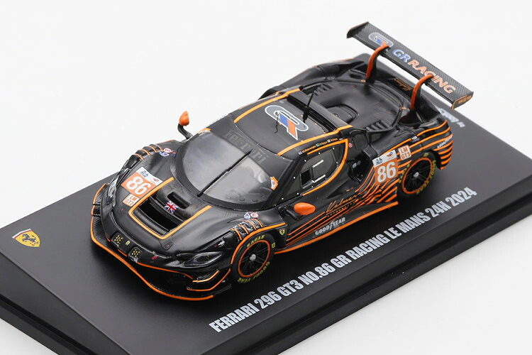 ルックスマート 1/64 フェラーリ 296 GT3 #86 ル・マン24第四次元 2024 ペラ/セラ/減退ともし火Looksmart 1:64 Ferrari 296 GT3 #86 24h Le Mans 2024