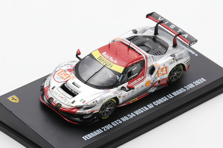 ルックスマート 1/64 フェラーリ 296 GT3 #54 ル・マン24第四次元 2024 カステラッチ/フロール/リゴンLooksmart 1:64 Ferrari 296 GT3 #54 24h Le Mans 2024