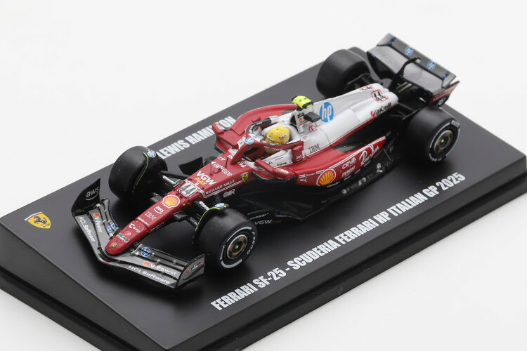 ルックスマート 1/64 フェラーリ SF-25 #44 イタリアGP 2025 L. ハミルトンLooksmart 1:64 Ferrari SF-25 #44 Italian GP 2025 Lewis Hamilton｜Reowide モデルカー カタログ SHOP