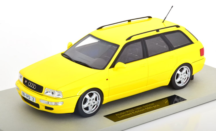 LS-COLLECTIBLES 1/18 アウディ A4 RS2 アバント 1994 黄色LS-COLLECTIBLES 1:18 AUDI  A4 RS2 AVANT 1994 YELLOW