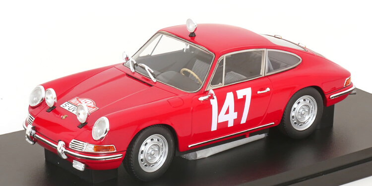 マトリックス 1/18 ポルシェ 911 #147 ラリー・モンテカルロ 1965 Falk/Linge ショーケース付き Matrix 1:18 Porsche 911 No 147 Rally Monte Carlo 1965 Falk/Linge with ShowCase