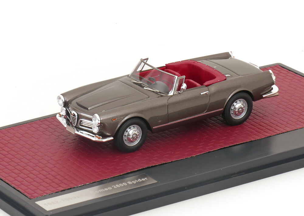 TOP MODEL アルファロメオ 6C2500 ミニカー ALFA ROMEOアルファロメオ 6C 2500 FRECCIA D'ORO OPEN ROOF