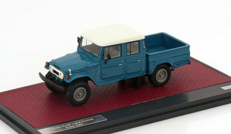 マトリックス 1/43 トヨタ HJ45 ランドクルーザー クルーキャブ グリーン 100台限定 Matrix 1:43 Toyota HJ45 Land Cruiser Crew Cab green white Limited Edition 100 pcs
